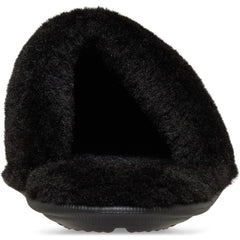 Crocs Classic Fuzz Scuff Thermoplastic Black Slippers