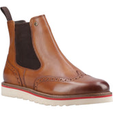 Hunter Orkney Brogue Dealer Boot Leather Men's Tan Ankle Boots