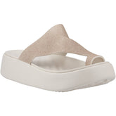 Crocs Getaway Toe Loop Synthetic Women's Stucco Sandals