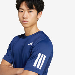 adidas Club 3 Stripe Tennis T-Shirt
