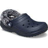 Crocs Classic Fleece Lined Thermoplastic Navy Clogs