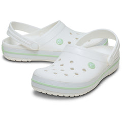 Crocs Crocband EVA Women's White/Serene Green Clogs