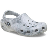 Crocs Classic Marbled Clog Synthetic White/Black Clogs
