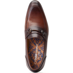 Base London Russo Leather Men's Burnt Brown Loafers