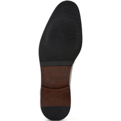 Base London Pocket Leather Men's Bordo Brogues Shoes