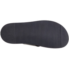 Base London Webb Leather Men's Black Sandals