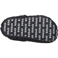 Crocs Classic Kids Cozzzy Synthetic Black Slippers