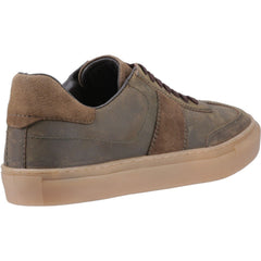 Hush Puppies Riley Suede Men's Khaki Trainers