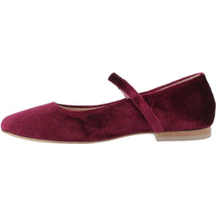 Hush Puppies Pasha Velvet Women's Bordeaux Flats