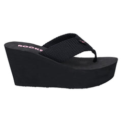 Rocket Dog Diver Nylon Women's Black Wedges