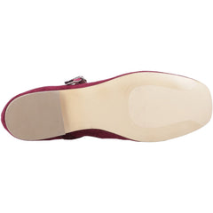 Hush Puppies Pasha Velvet Women's Bordeaux Flats
