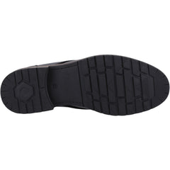 Hush Puppies Ricky Leather Men's Black Ankle Boots