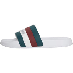 Lambretta Prince Men's White/Green Slides