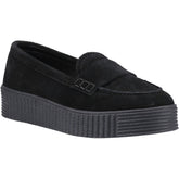 Hush Puppies Tamara Suede Women's Black Loafers