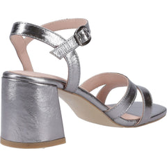 Hush Puppies Nalani Leather Women's Pewter Heels