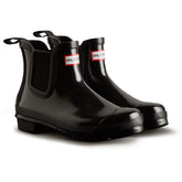 Hunter Original Chelsea Gloss Rubber Women's Black Wellington Boots