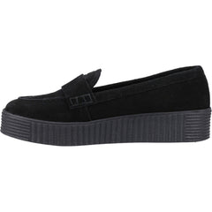 Hush Puppies Tamara Suede Women's Black Loafers