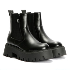 Buffalo Aspen Chelsea Women's Black Boots