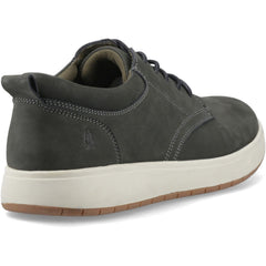 Hush Puppies Bowen Leather Men's Dark Khaki Lace-Up Shoes