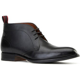 Base London Wallis Leather Men's Black Ankle Boots