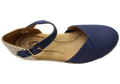 Scholl Orthaheel Maya Womens Comfortable Wedge Espadrille Shoes