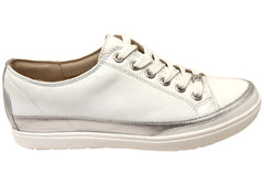 Caprice Brasey Womens Comfortable Wide Fit Leather Shoes