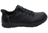 Skechers Mens Slip ins Work Nampa Knotly Slip Resistant Wide Fit Shoes