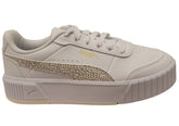 Puma Carina Mia Topcat Womens Lace Up Casual Shoes White Frosted Ivory