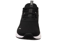 Puma Softride Charm Animal Womens Athletic Shoes Black White