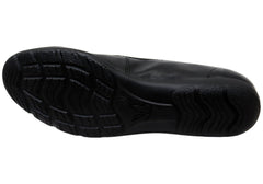Caprice Denisa Womens Comfortable Wide Fit Leather Ballet Flats Shoes