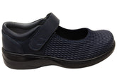 Simply Comfort Womens Christine Leather Mary Jane Wide Fit Shoes