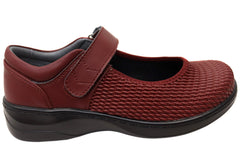 Simply Comfort Womens Christine Leather Mary Jane Wide Fit Shoes