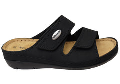 Tamaris Carolinar Womens Comfortable Leather Slides Sandals