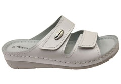 Tamaris Carolinar Womens Comfortable Leather Slides Sandals
