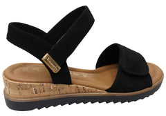 Tamaris Deidree Womens Comfortable Low Wedge Adjustable Sandals