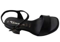 Tamaris Candece Womens Comfortable Leather Platform Heeled Sandals