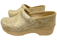 Dansko Womens Professional Leather Lacy Comfortable Clogs Shoes