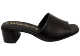 Tamaris Banciar Womens Comfortable Leather Heeled Slides Sandals