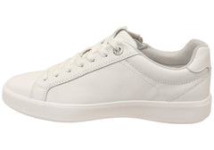 Tamaris Fay Womens Leather Comfort Casual Shoes With Cushioned Footbed
