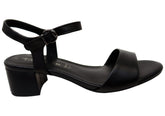 Tamaris Bailee Womens Comfortable Leather Mid Heel Sandals