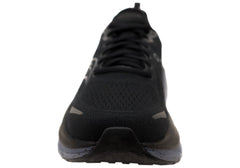 Saucony Mens Hurricane 25 Comfortable Athletic Shoes Black Shadow