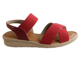 Usaflex Jetty Womens Comfortable Cushioned Sandals Made In Brazil
