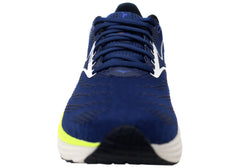 Mizuno Mens Wave Rider 29 Running Shoes 2E Wide Fit Estate Blue White