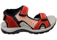 CC Resorts Ekam Womens Leather Adjustable Comfortable Sandals