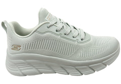 Skechers Womens BOBS Sport B Flex Hi Flying Hi Lace Up Shoes
