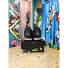 Jordan 4 Black Canvas UK7