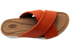 Scholl Orthaheel Tessa Womens Comfortable Slides Sandals