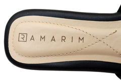 Ramarim Saffron Womens Cushioned Comfortable Footbed Slides Sandals