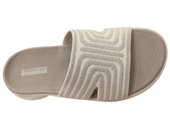 Skechers Womens GO Walk Flex Sandal Stardust Slide Sandals