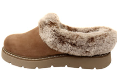 Skechers Womens BOBS Keepsakes Lite Cozy Blend Comfortable Slippers